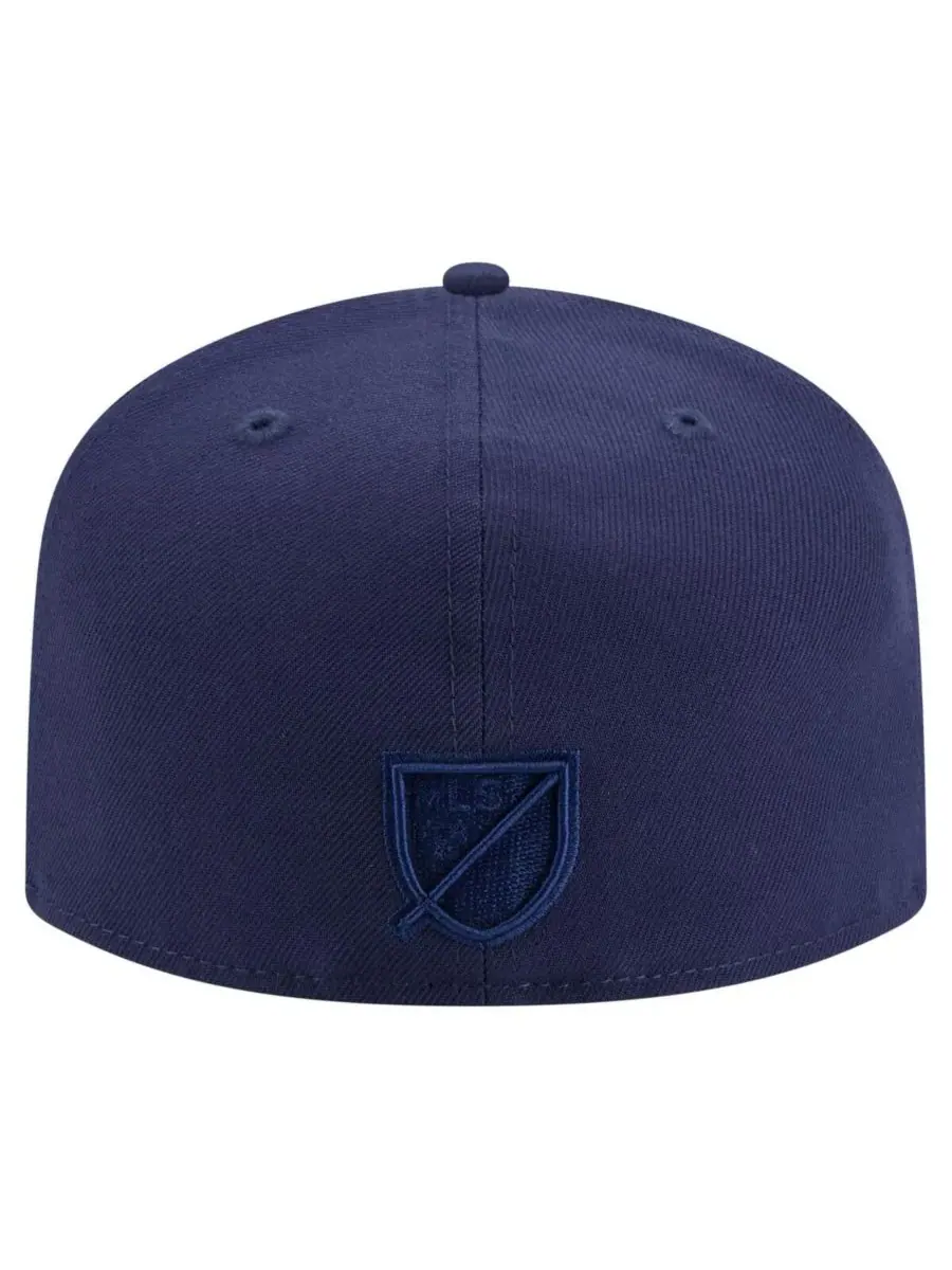 New Era Мужская кепка Nashville SC Color Pack A-Frame 59FIFTY Fitted Hat темно-синего цвета — изображение 4 из 5, темно-синий