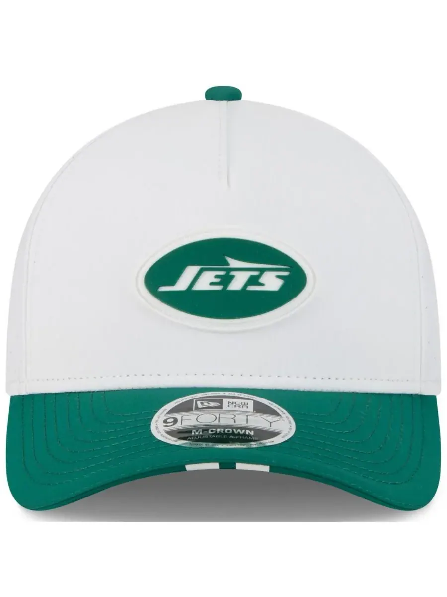 New Era Детская бейсболка Big Boys and Girls White/Green New York Jets 2025 NFL Training Camp — изображение 2 из 4