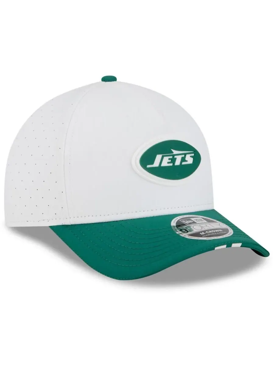 New Era Детская бейсболка Big Boys and Girls White/Green New York Jets 2025 NFL Training Camp — изображение 3 из 4