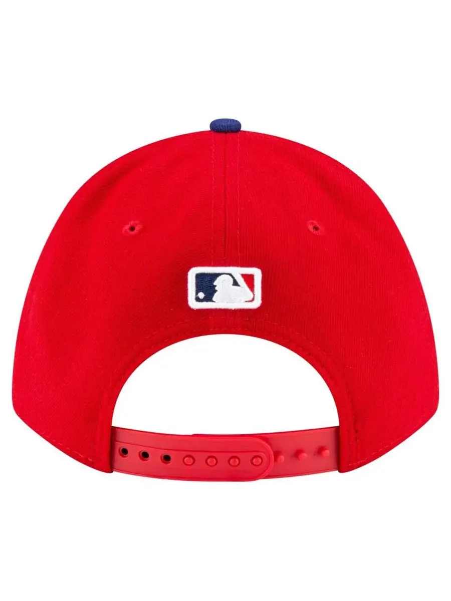 New Era Мужская красная бейсболка Philadelphia Phillies Player Replica 9FORTY с регулируемым — изображение 2 из 3, красный