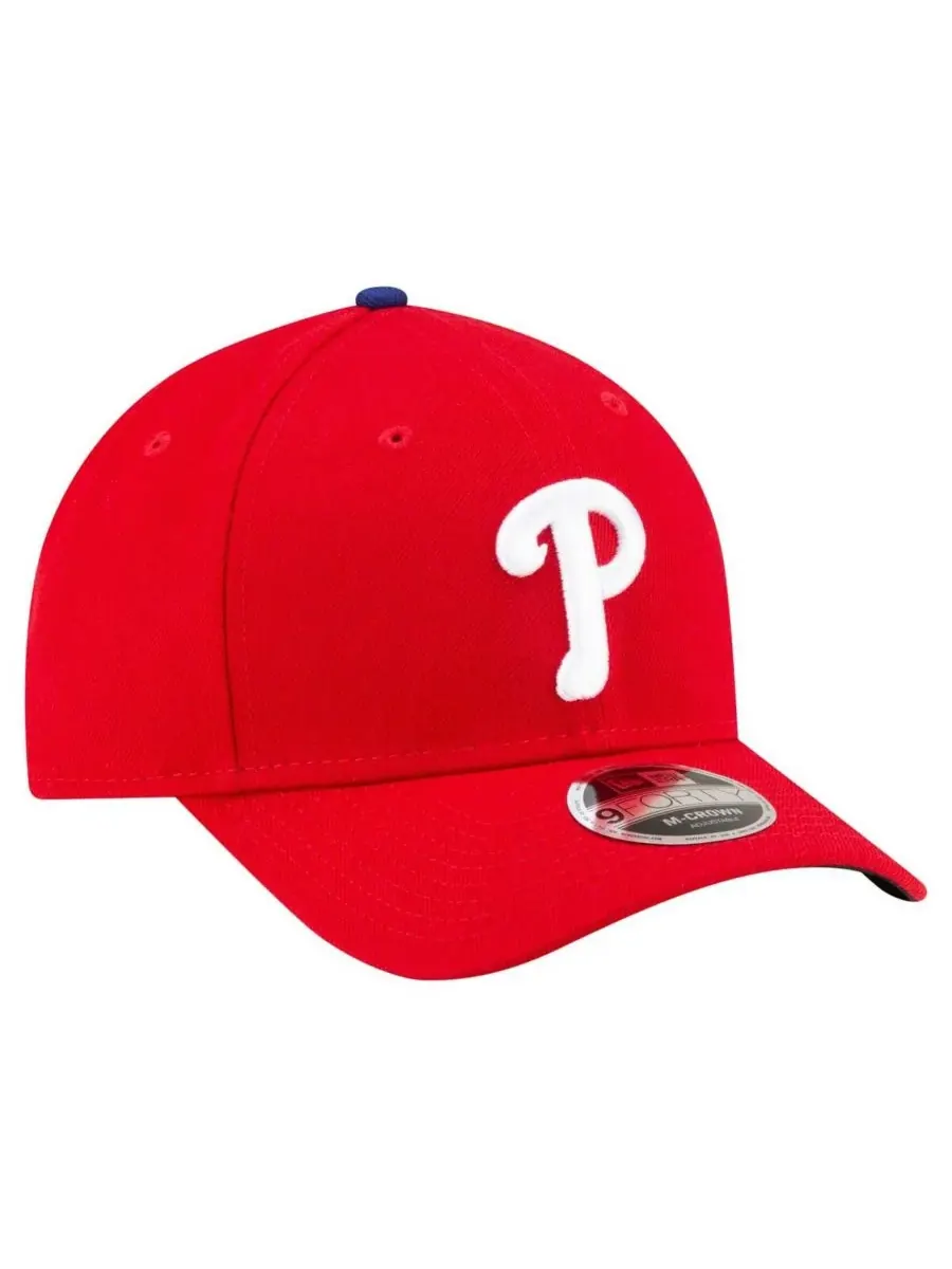 New Era Мужская красная бейсболка Philadelphia Phillies Player Replica 9FORTY с регулируемым — изображение 3 из 3, красный