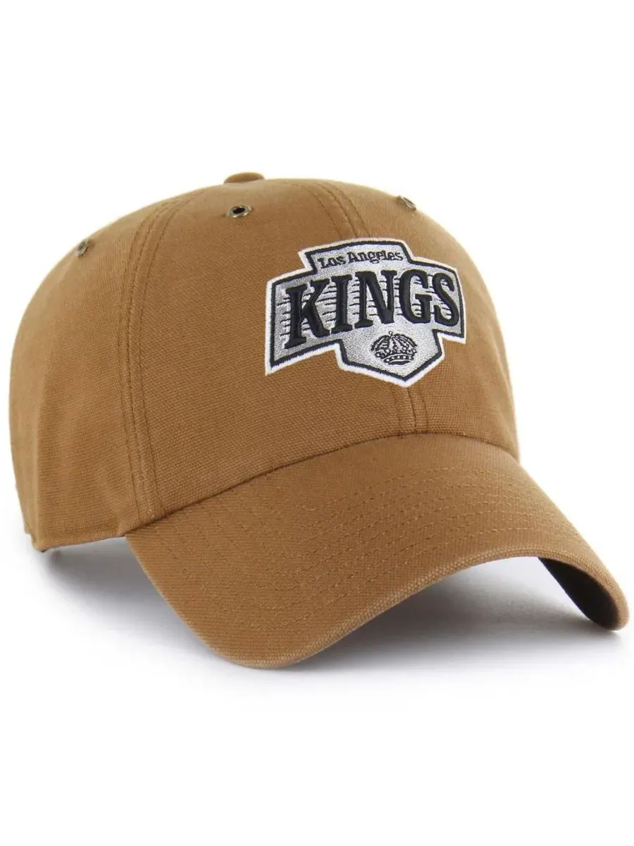 Бейсболка с вышивкой Los Angeles Kings, Carhartt x '47 Brand — изображение 2 из 3, коричневый
