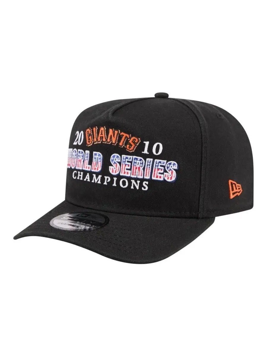 Мужская черная бейсболка San Francisco Giants 2010 World Series Champions Historic 9FIFTY A-Frame