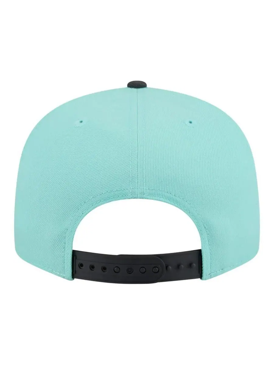 Мужская двухцветная кепка Denver Nuggets цвета бирюзовый/угольный 9FIFTY с регулируемой застежкой — изображение 4 из 5