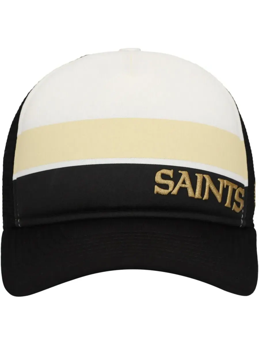 Кепка-тракер New Era New Orleans Saints Sport Night Color Block 9FORTY A-Frame — изображение 2 из 4, черный