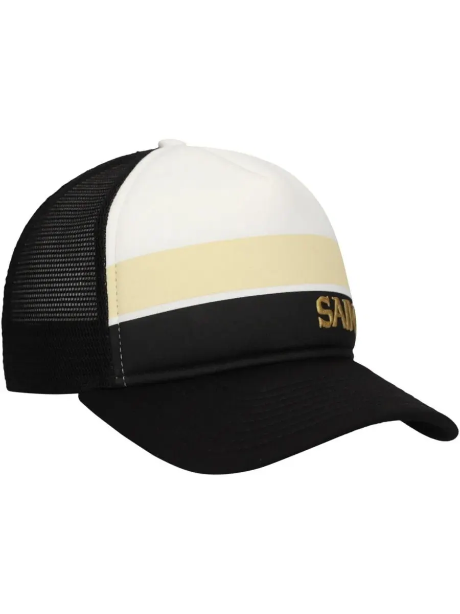 Кепка-тракер New Era New Orleans Saints Sport Night Color Block 9FORTY A-Frame — изображение 3 из 4, черный