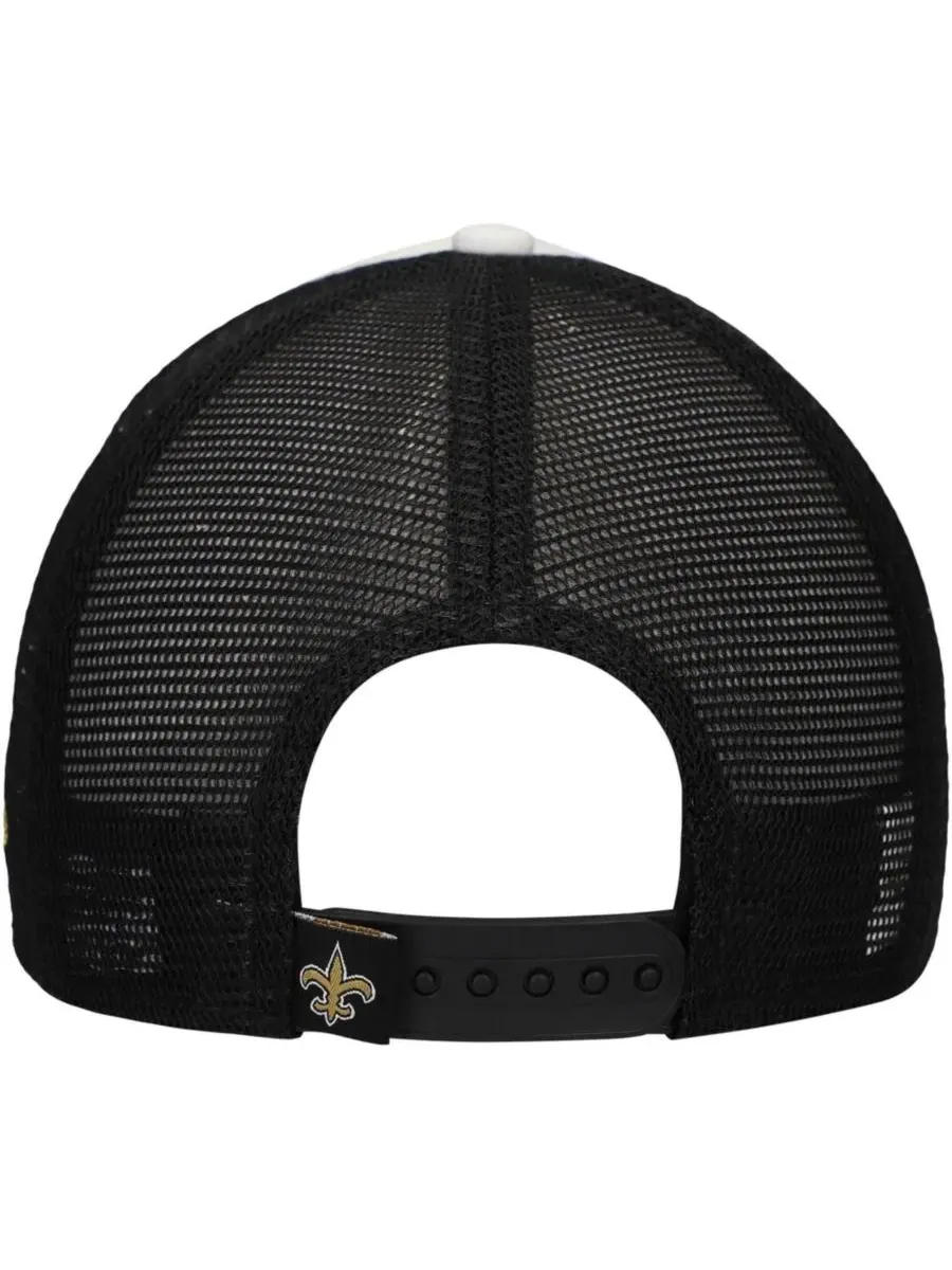 Кепка-тракер New Era New Orleans Saints Sport Night Color Block 9FORTY A-Frame — изображение 4 из 4, черный