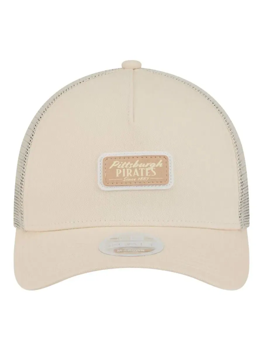 Бейсболка с козырьком Pittsburgh Pirates Tonal Patch 9FORTY M-Crown A-Frame New Era — изображение 4 из 4, светлый бежевый