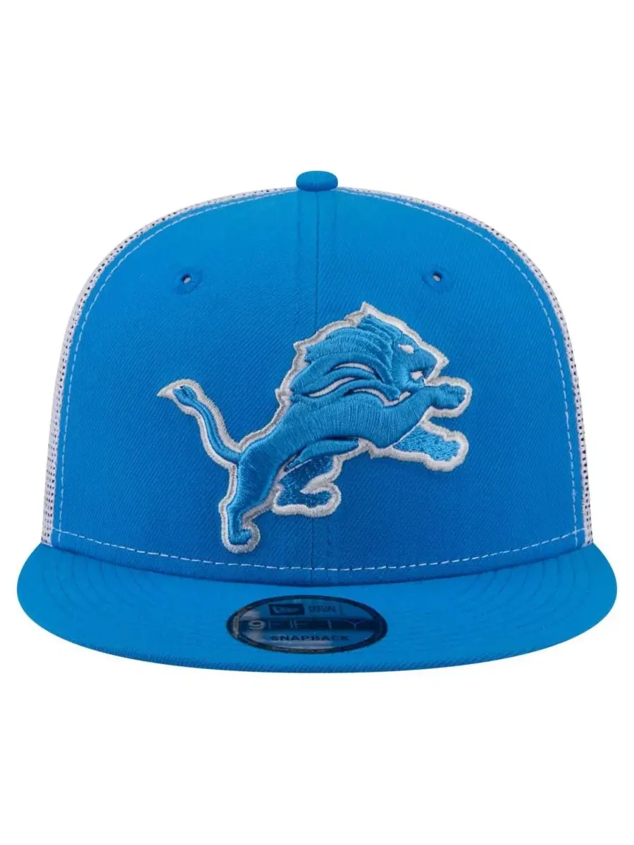 Кепка-снапбек с вышитым логотипом Detroit Lions New Era — изображение 2 из 5, синий