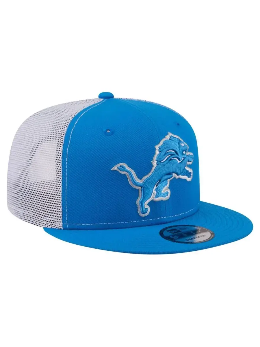 Кепка-снапбек с вышитым логотипом Detroit Lions New Era — изображение 3 из 5, синий