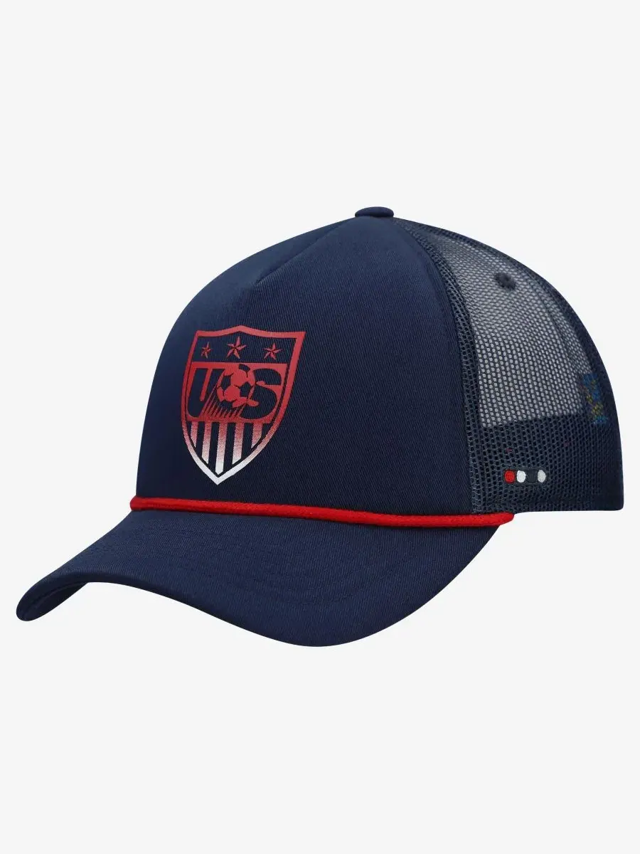 Кепка-тракер с принтом USMNT Atmosphere Fan Ink — синий