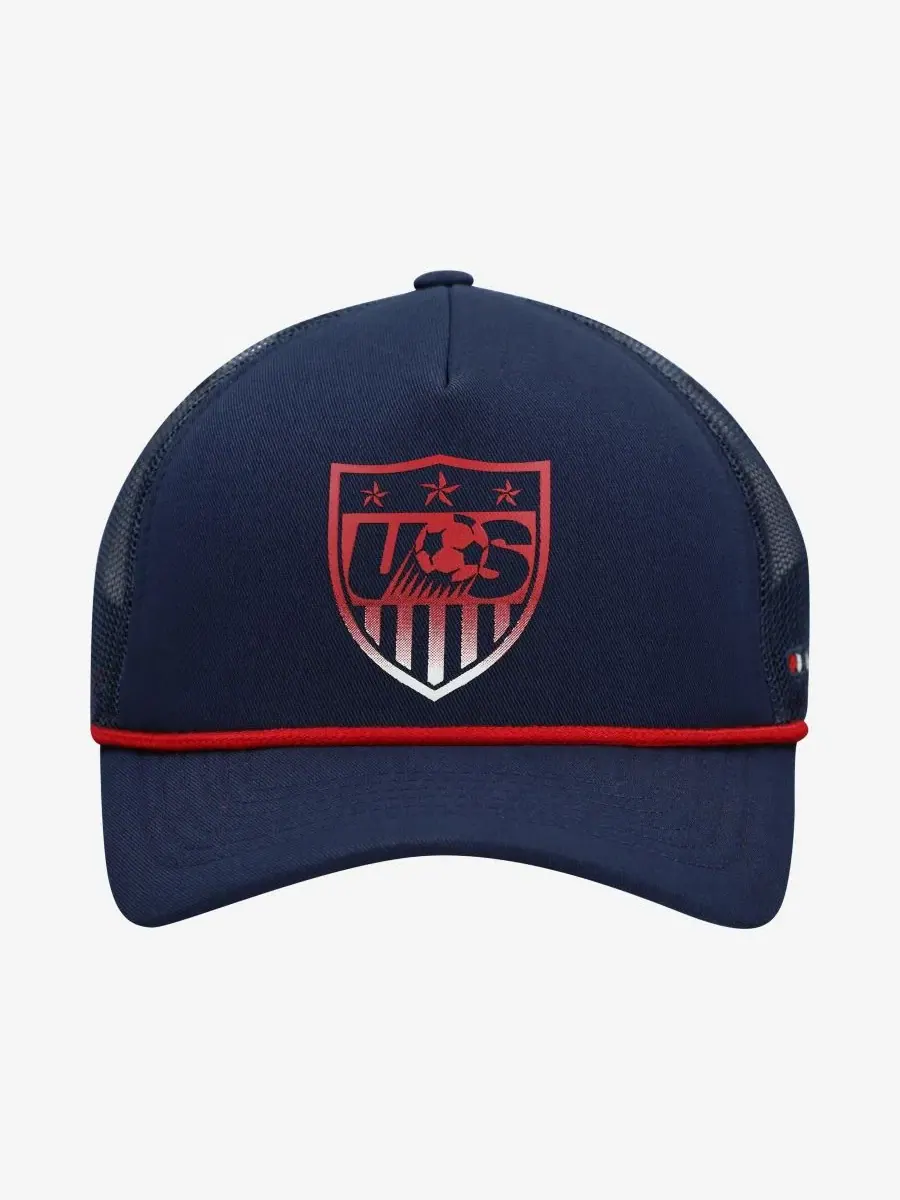 Кепка-тракер с принтом USMNT Atmosphere Fan Ink — изображение 4 из 4, темно-синий