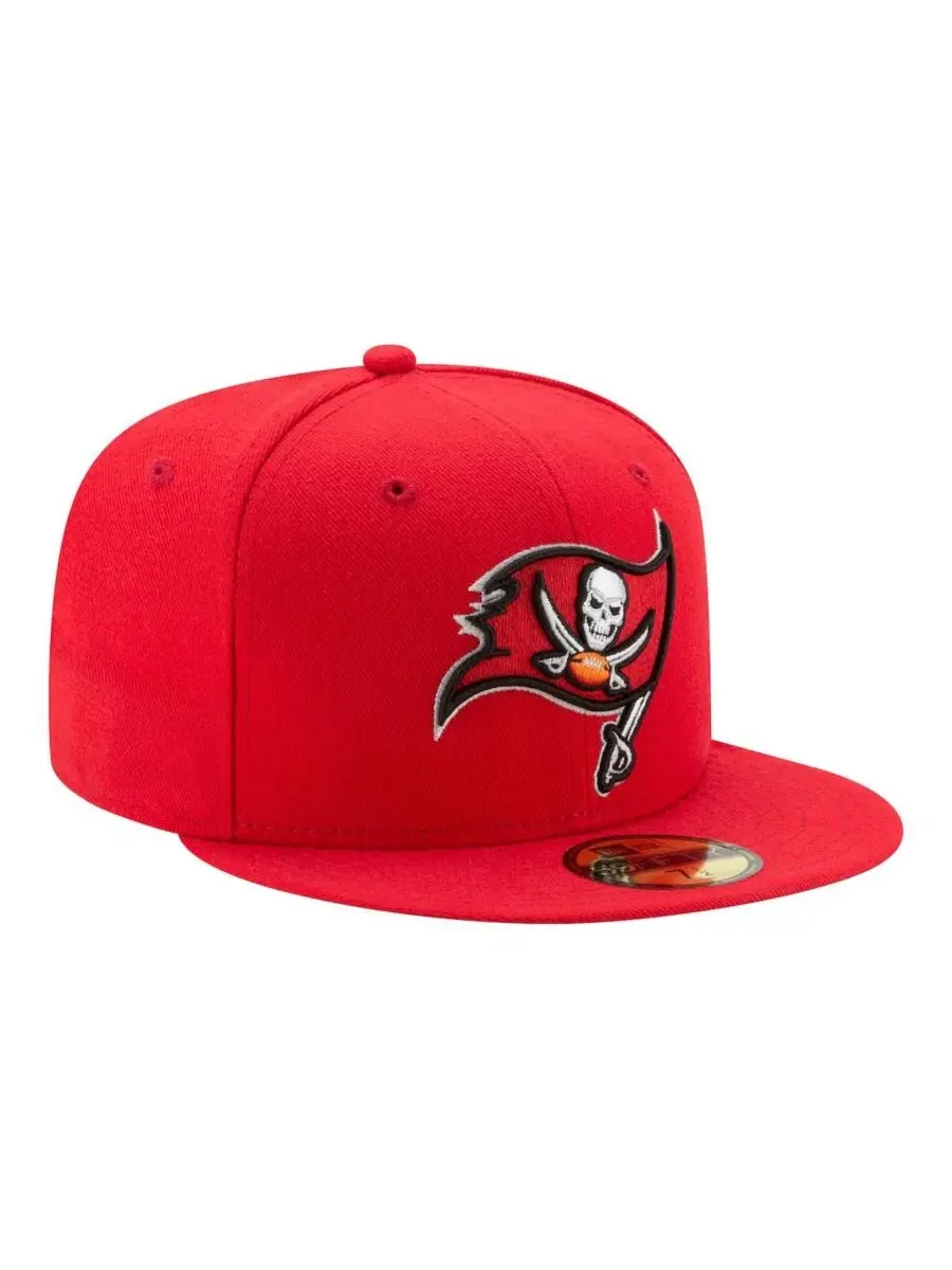 Бейсболка New Era 59FIFTY с высокой тульей, Tampa Bay Buccaneers — изображение 3 из 4, красный