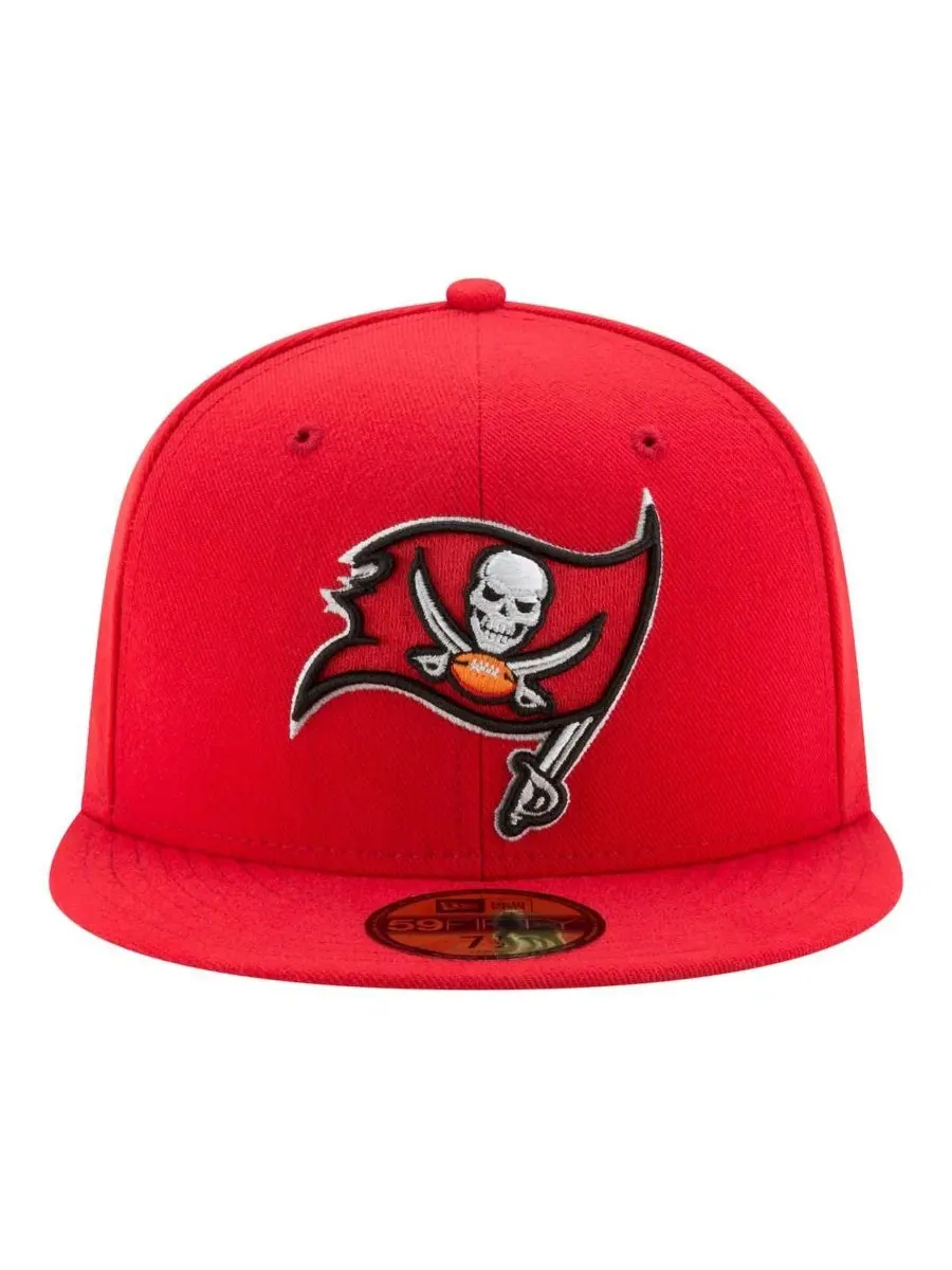 Бейсболка New Era 59FIFTY с высокой тульей, Tampa Bay Buccaneers — изображение 4 из 4, красный
