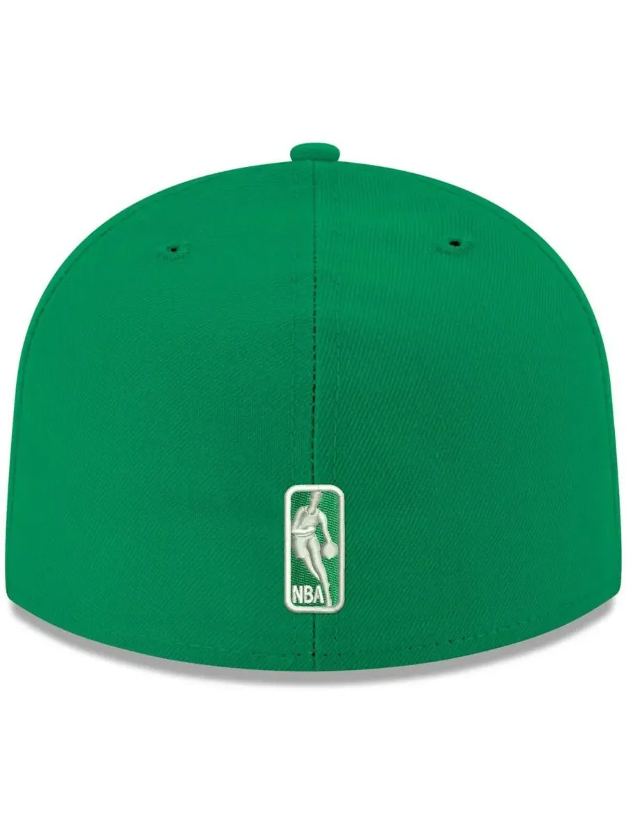 Кепка-фиттед с вышивкой Boston Celtics Kelly Green New Era — изображение 4 из 5, зеленый