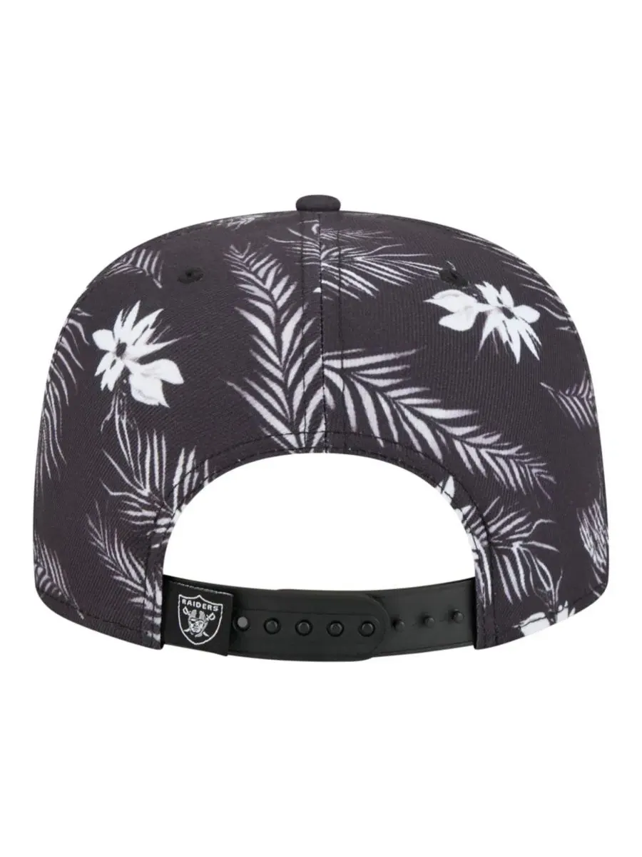Кепка-снэпбек с принтом, Las Vegas Raiders Palm Print New Era — изображение 3 из 5, черный