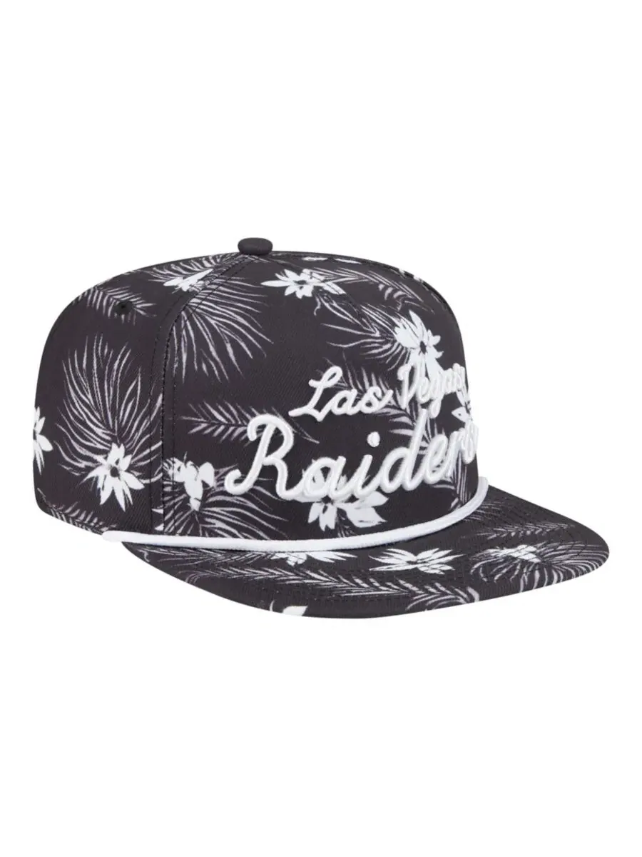Кепка-снэпбек с принтом, Las Vegas Raiders Palm Print New Era — изображение 4 из 5, черный