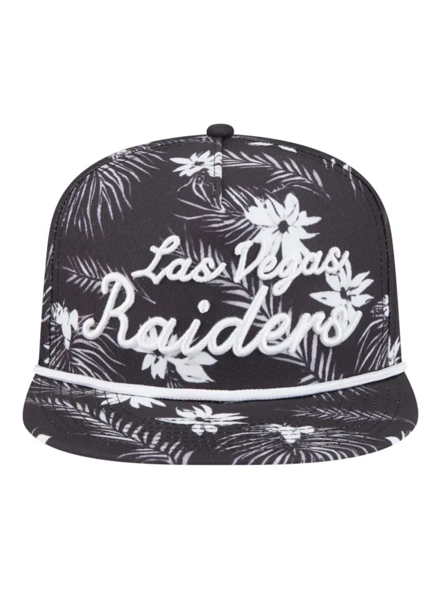 Кепка-снэпбек с принтом, Las Vegas Raiders Palm Print New Era — изображение 5 из 5, черный