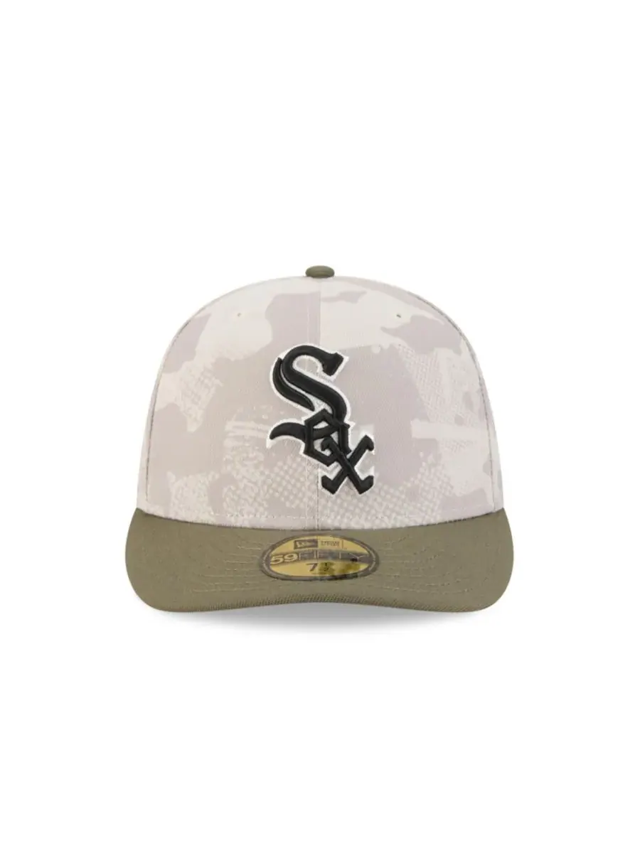 New Era Мужская светло-бежевая/оливковая бейсболка Chicago White Sox 2025, посвященная Дню — изображение 3 из 7