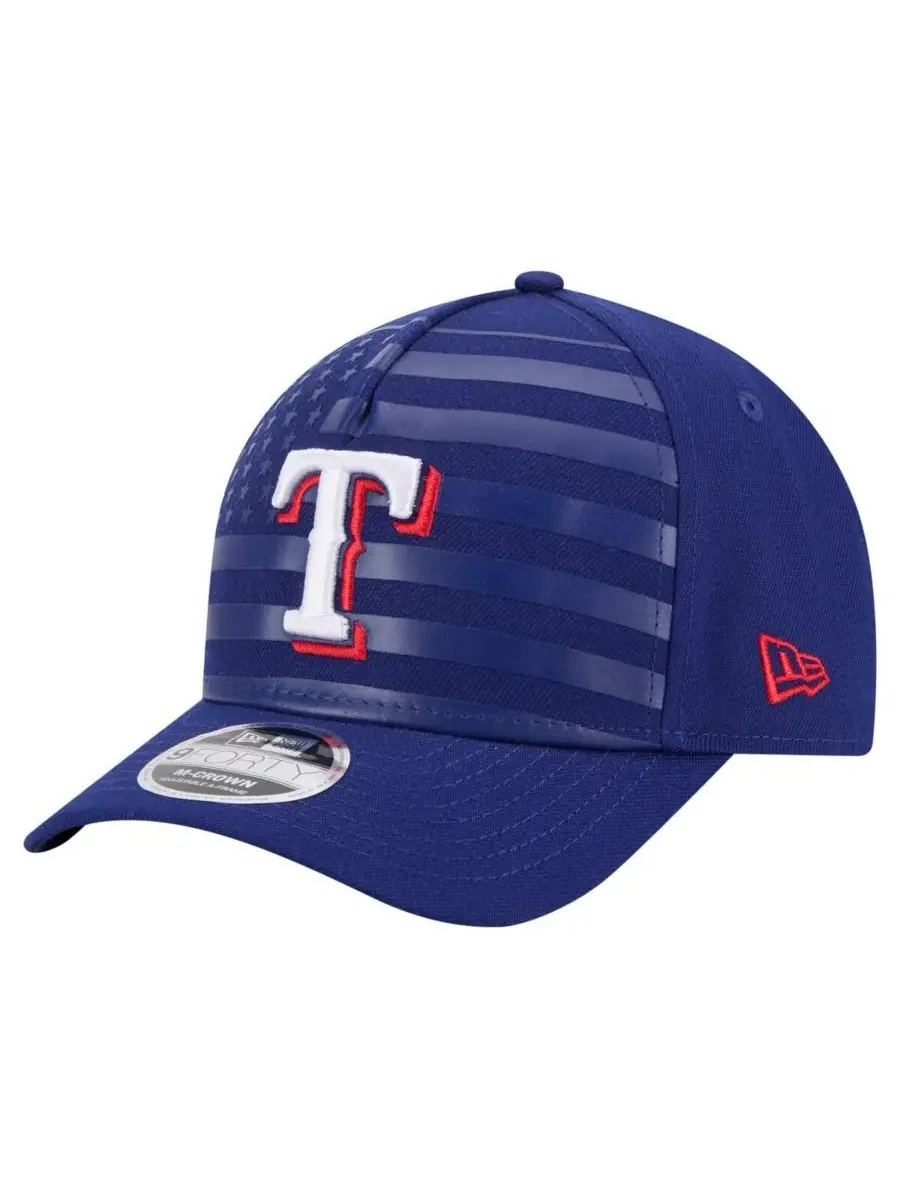 Мужская регулируемая кепка Royal Texas Rangers с американским флагом, модель 9FORTY M-Crown A-Frame