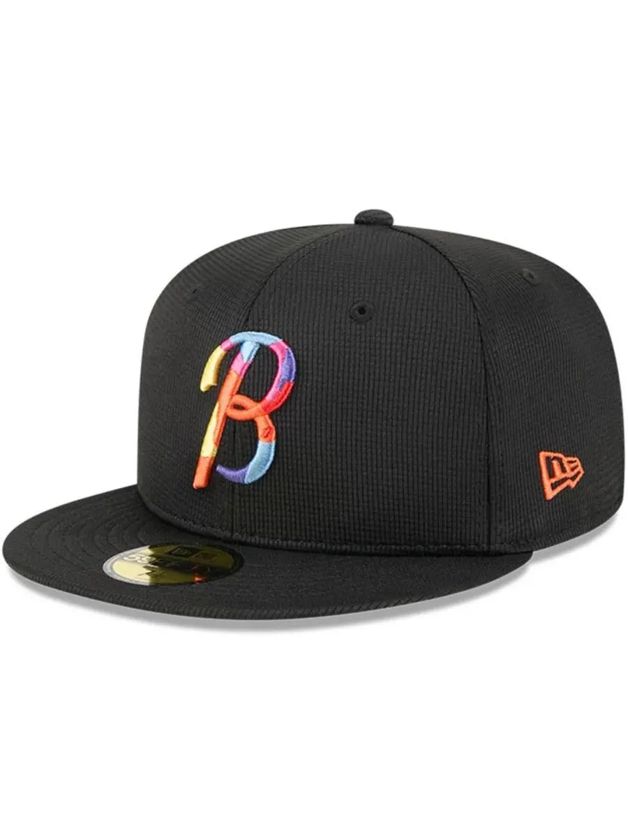 New Era Мужская черная бейсболка Baltimore Orioles City Connect Batting Practice 59FIFTY