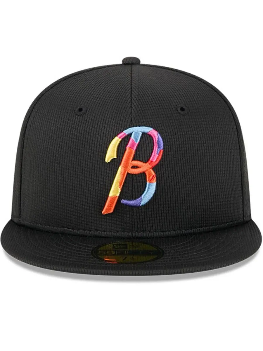 New Era Мужская черная бейсболка Baltimore Orioles City Connect Batting Practice 59FIFTY — изображение 2 из 5, черный
