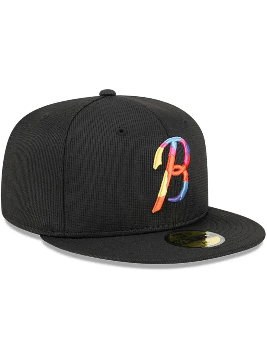 New Era Мужская черная бейсболка Baltimore Orioles City Connect Batting Practice 59FIFTY — изображение 3 из 5, черный