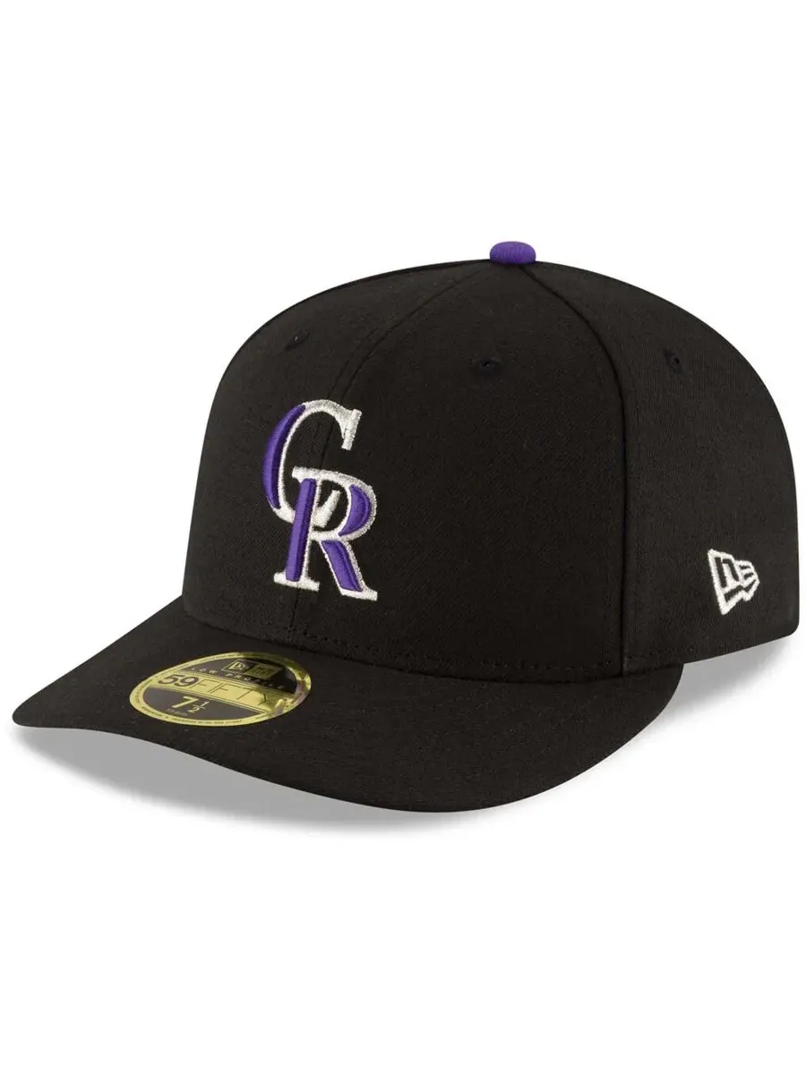Мужская бейсболка Colorado Rockies Game Authentic Collection On-Field Low Profile 59FIFTY Fitted