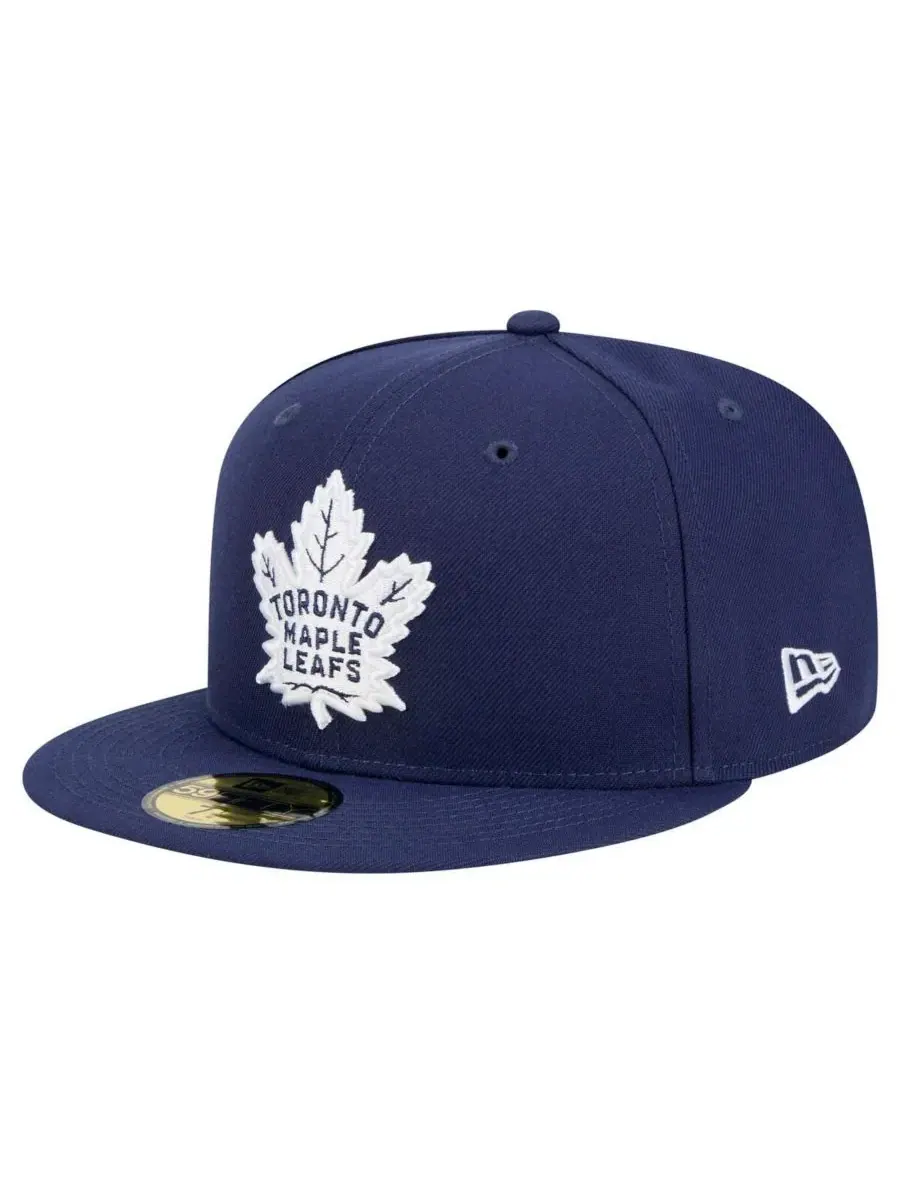 New Era Мужская темно-синяя бейсболка Toronto Maple Leaf's Core 59FIFTY Fitted Hat