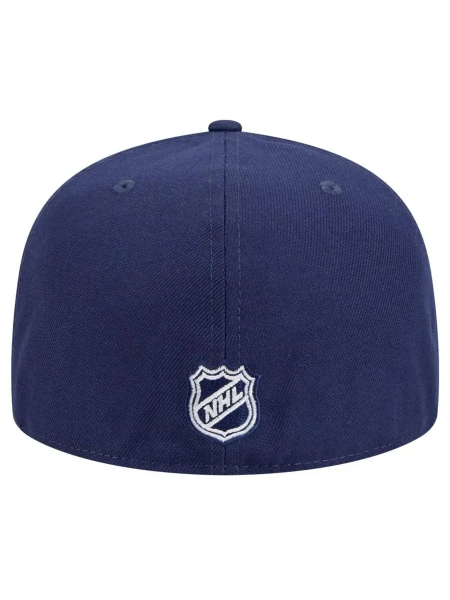 New Era Мужская темно-синяя бейсболка Toronto Maple Leaf's Core 59FIFTY Fitted Hat — изображение 4 из 5, темно-синий