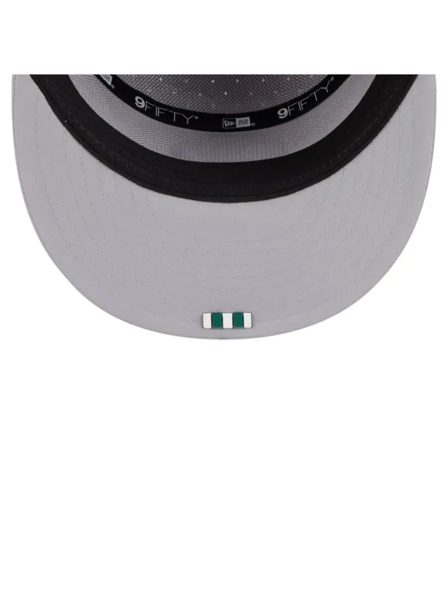 New Era Мужская серая кепка New York Jets 2025 Sideline Split Panel 9FIFTY Snapback — изображение 3 из 5, серый