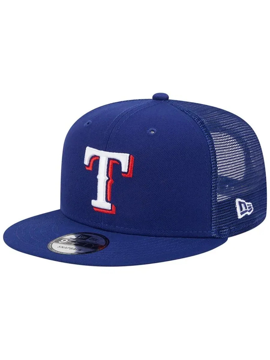New Era Мужская бейсболка-тракер 9FIFTY в командных цветах команды «Техас Рейнджерс»