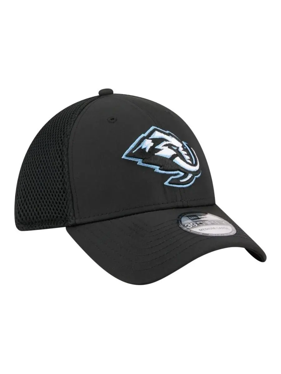 Кепка New Era 39THIRTY с вышитым логотипом Utah Mammoth — изображение 3 из 5, черный