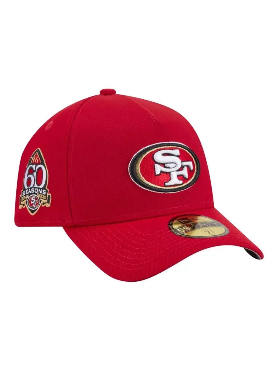 Кепка A-Frame 59FORTY с вышитым логотипом команды San Francisco 49ers New Era