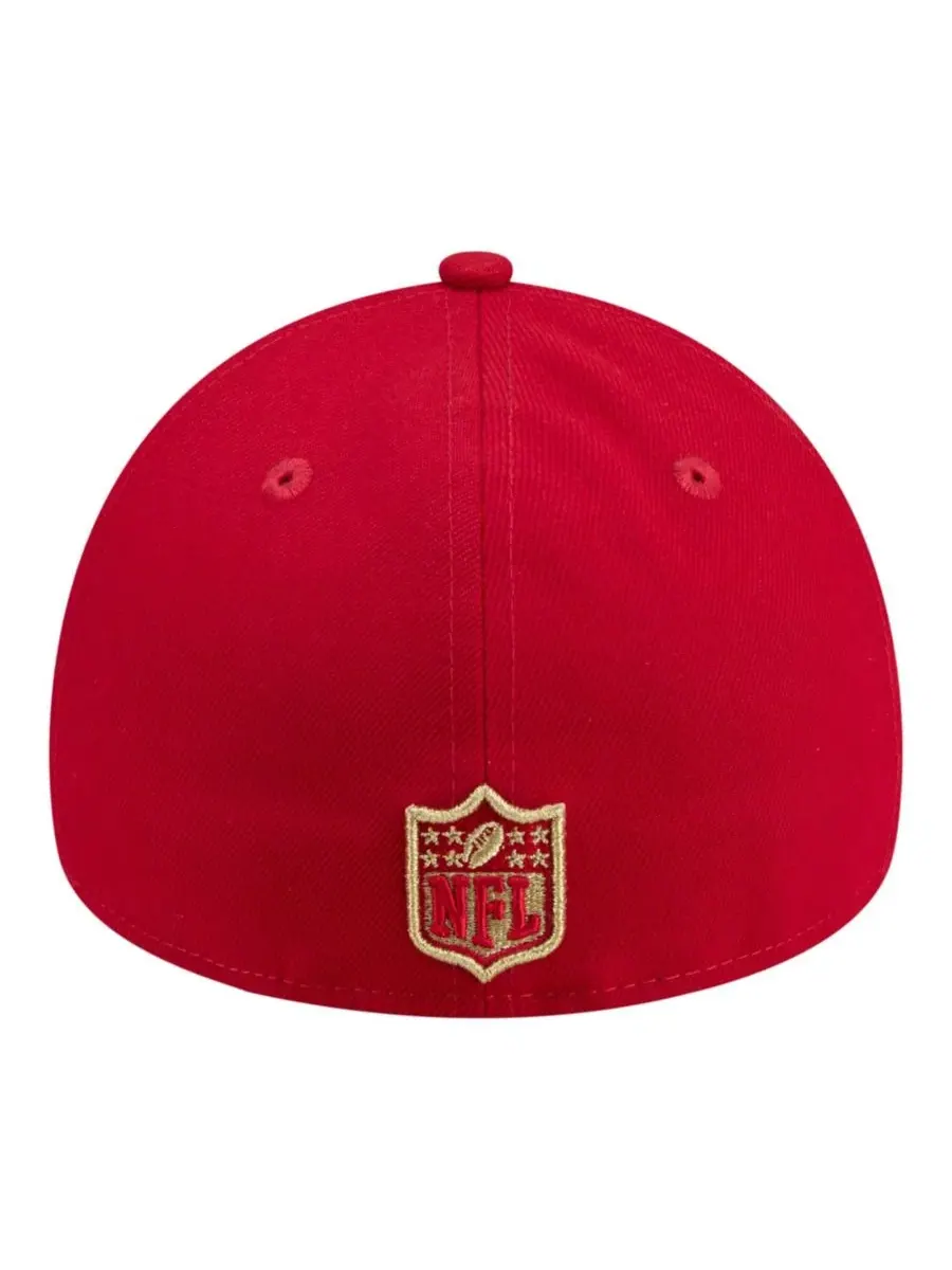 Кепка A-Frame 59FORTY с вышитым логотипом команды San Francisco 49ers New Era — изображение 3 из 5, алый