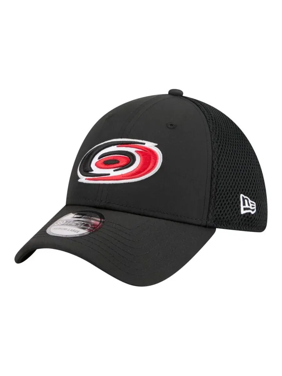 Кепка New Era 39THIRTY Flex Fit с вышитым логотипом Carolina Hurricanes
