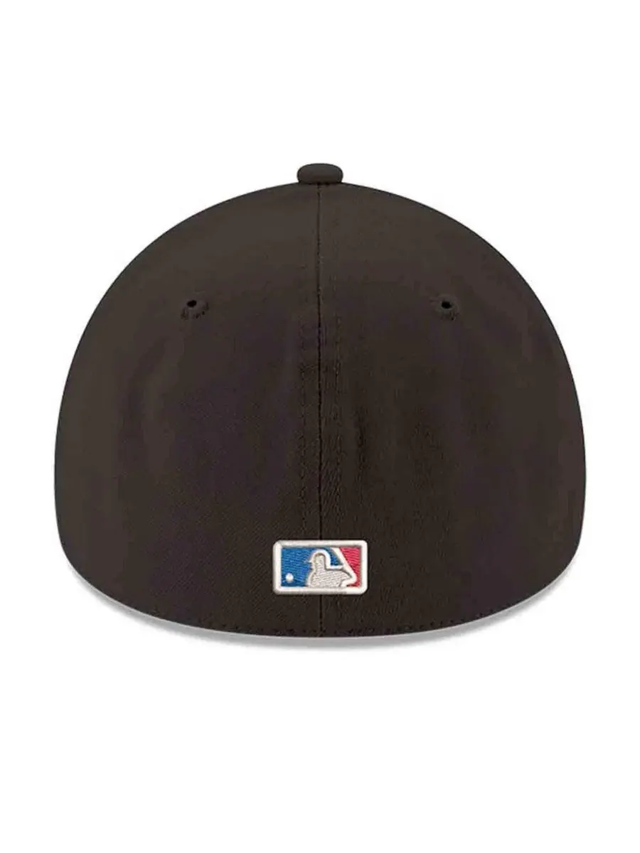 Кепка с вышивкой San Diego Padres America 250 39THIRTY Flex Hat New Era — изображение 4 из 4, черный