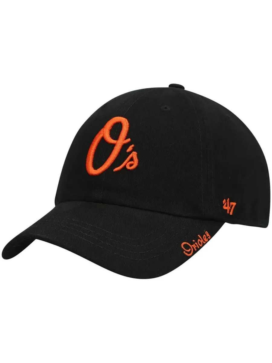 Бейсболка с вышивкой Baltimore Orioles, модель Miata Clean Up '47 Brand