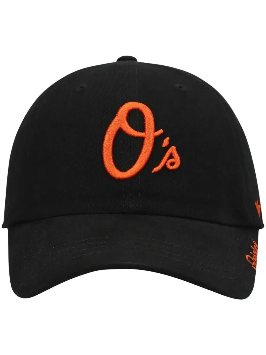 Бейсболка с вышивкой Baltimore Orioles, модель Miata Clean Up '47 Brand — изображение 3 из 5, черный