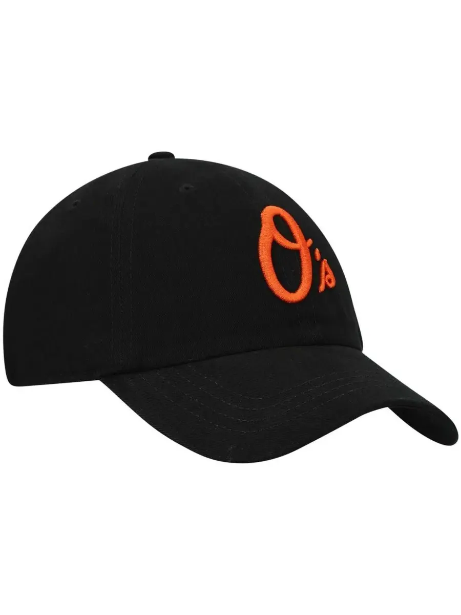 Бейсболка с вышивкой Baltimore Orioles, модель Miata Clean Up '47 Brand — изображение 5 из 5, черный