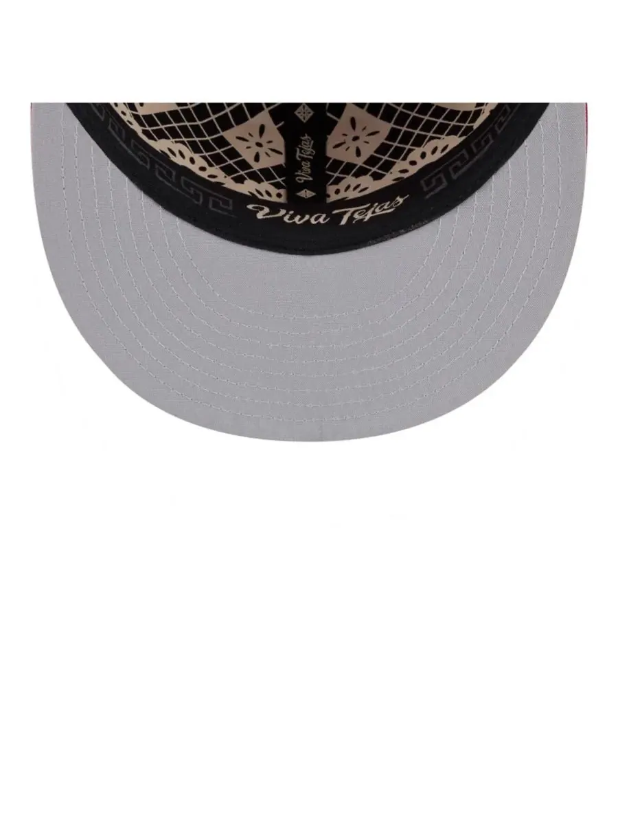 Кепка-снапбек 9FIFTY с вышивкой Texas Rangers 2026 City Connect New Era — изображение 5 из 5, красный