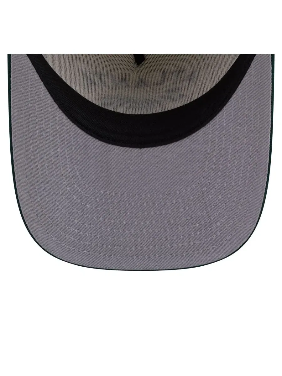 Кепка-снэпбек с высокой тульей Chrome A-Frame 9FIFTY New Era — изображение 5 из 5, кремовый темный зеленый