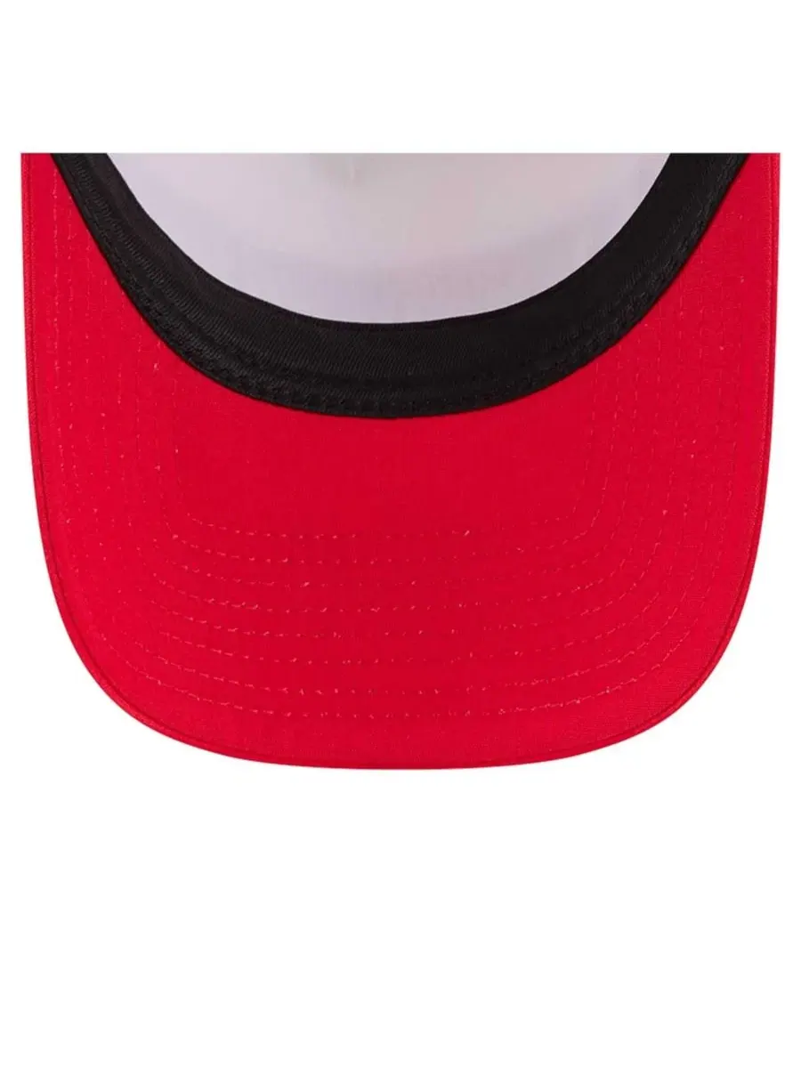 Кепка-тракер с принтом Kansas City Chiefs Sport Night Color Block 9FORTY A-Frame New Era — изображение 5 из 5, красный