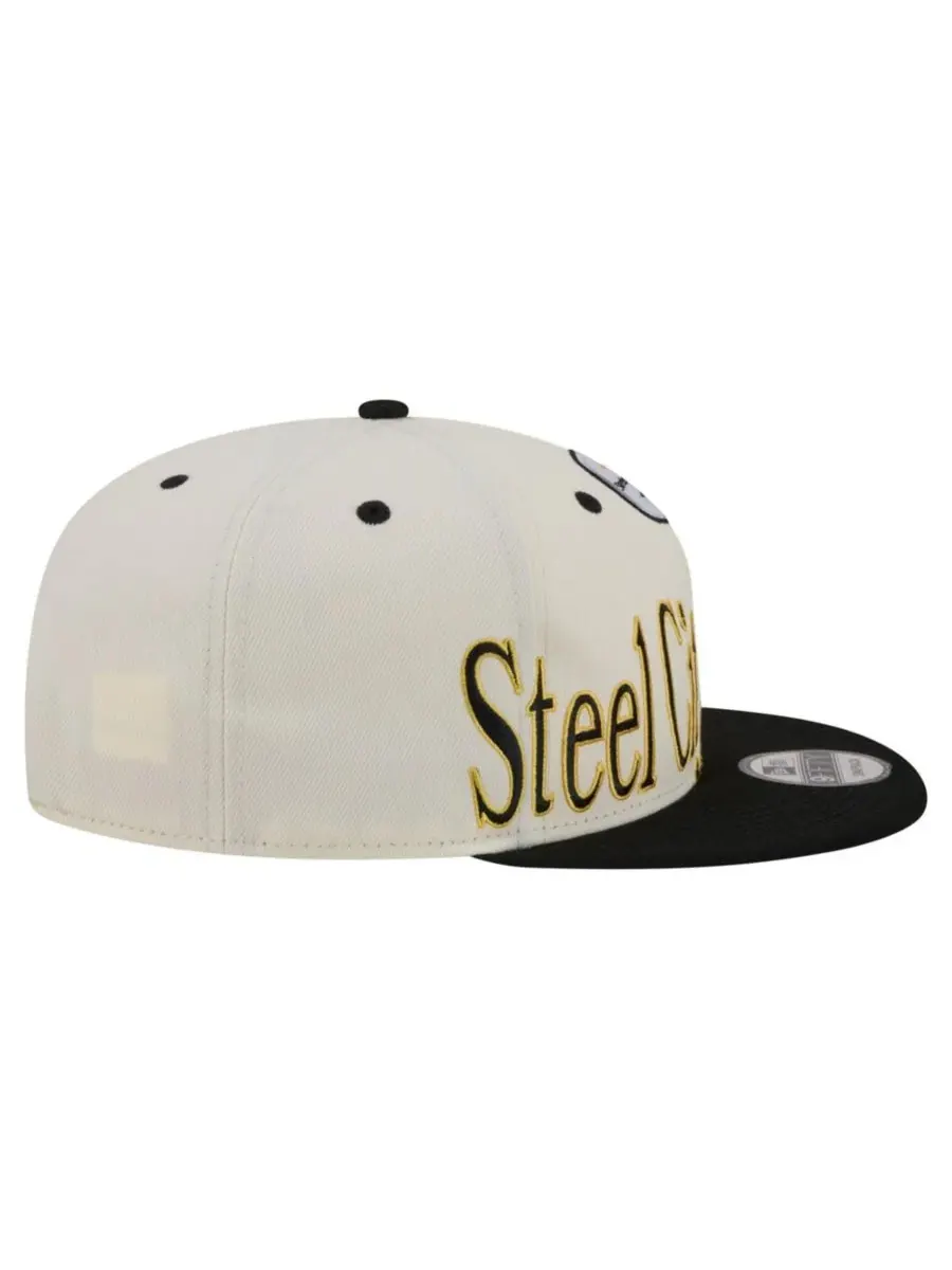 Кепка-снэпбек с вышивкой Pittsburgh Steelers New Era — изображение 6 из 7, бежевый