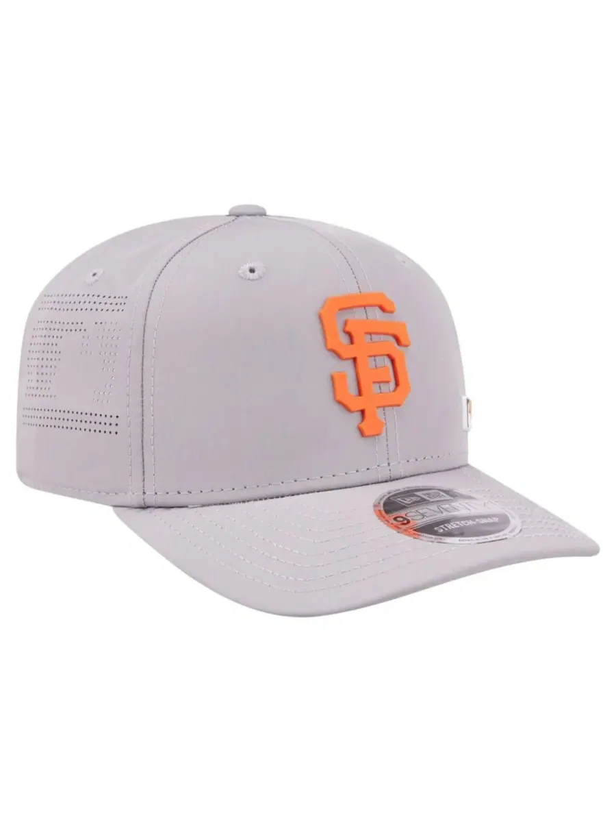 Бейсболка San Francisco Giants 9SEVENTY с лазерной перфорацией New Era — изображение 4 из 5, серый
