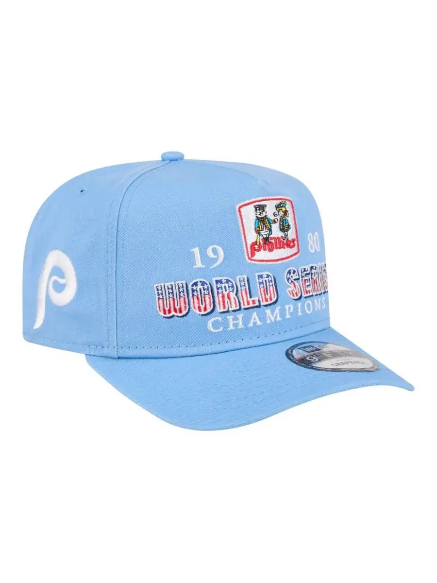Кепка-снэпбек Philadelphia Phillies 1980 World Series Champions Throwback 9FIFTY A-Frame New Era