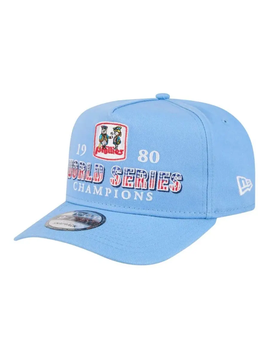 Кепка-снэпбек Philadelphia Phillies 1980 World Series Champions Throwback 9FIFTY A-Frame New Era — изображение 3 из 4