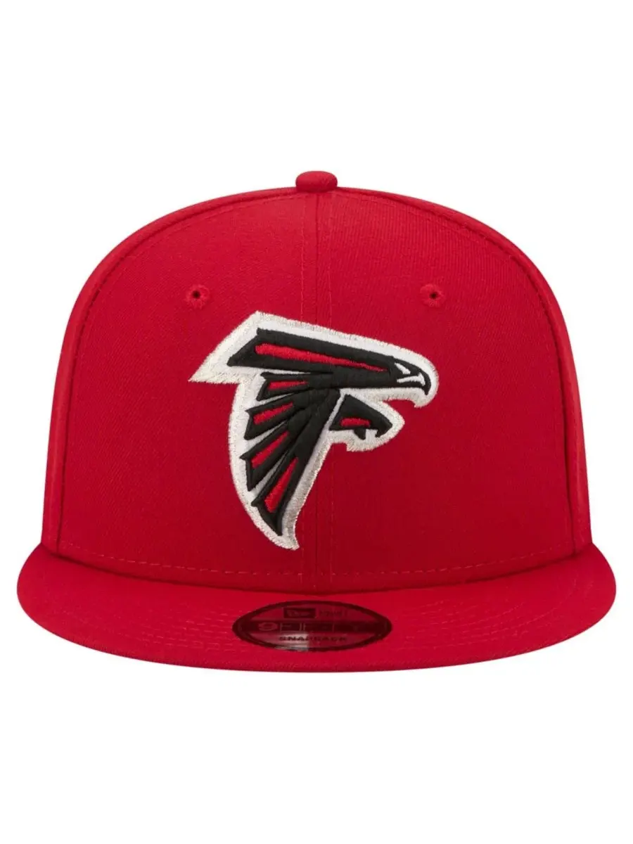 Кепка-снапбек с высокой тульей и плоским козырьком, Atlanta Falcons New Era — изображение 2 из 7, красный