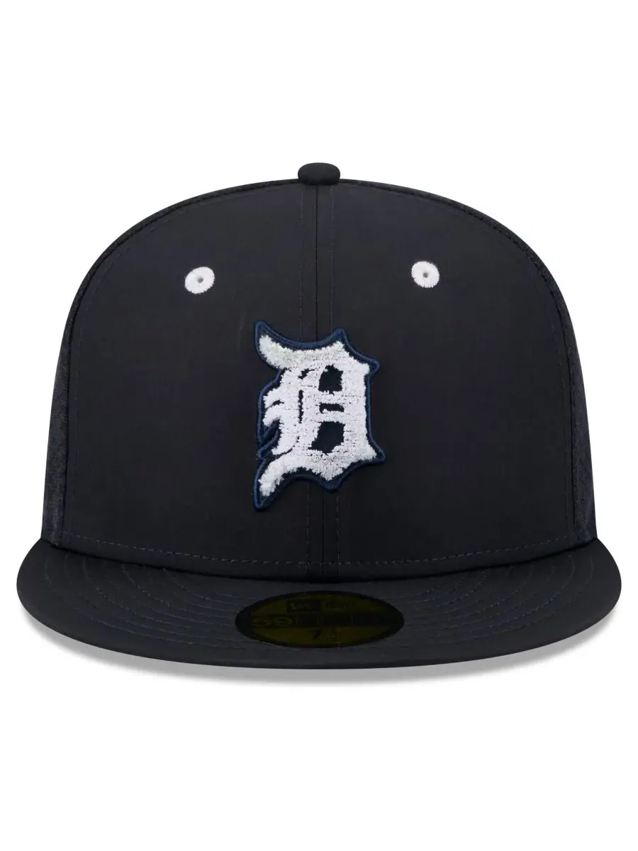 Кепка 59FIFTY с вышивкой логотипа Detroit Tigers New Era — изображение 2 из 5, темно-синий