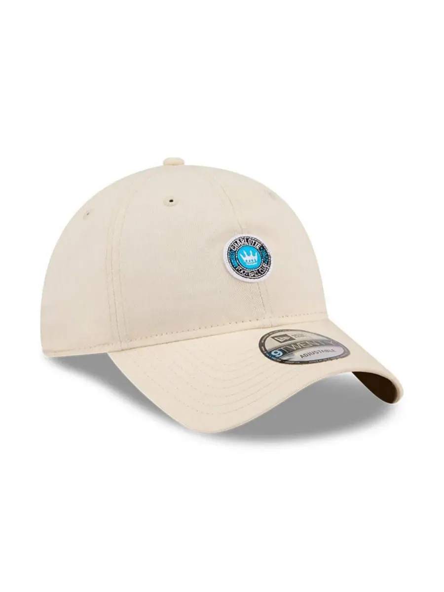 Кепка с вышитым логотипом Charlotte FC New Era — изображение 4 из 5, бежевый